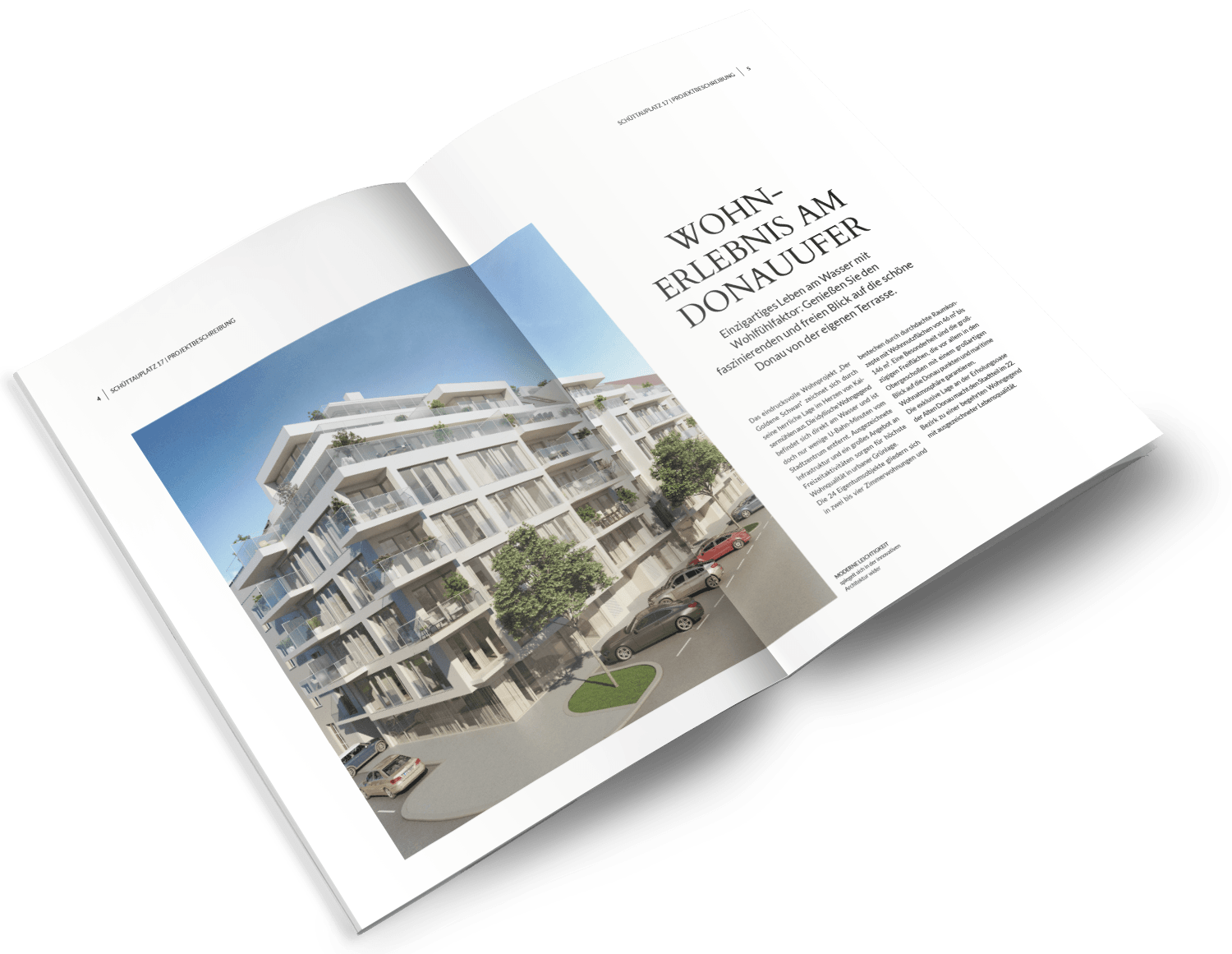 Steiner Immobilien Gruppe - Der Goldene Schwan - Folder Design