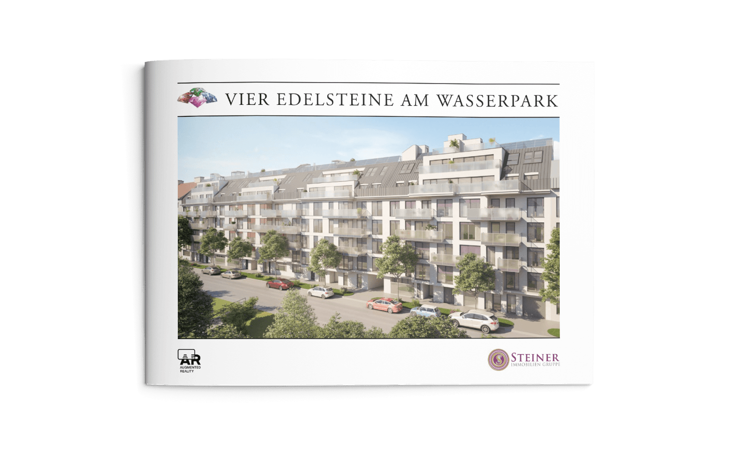 Steiner Immobilien Gruppe - Vier Edelsteine am Wasser - Folder Design