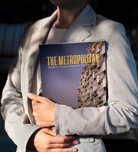 The-Metropolitan am Wiener Hauptbahnhof Folder Design